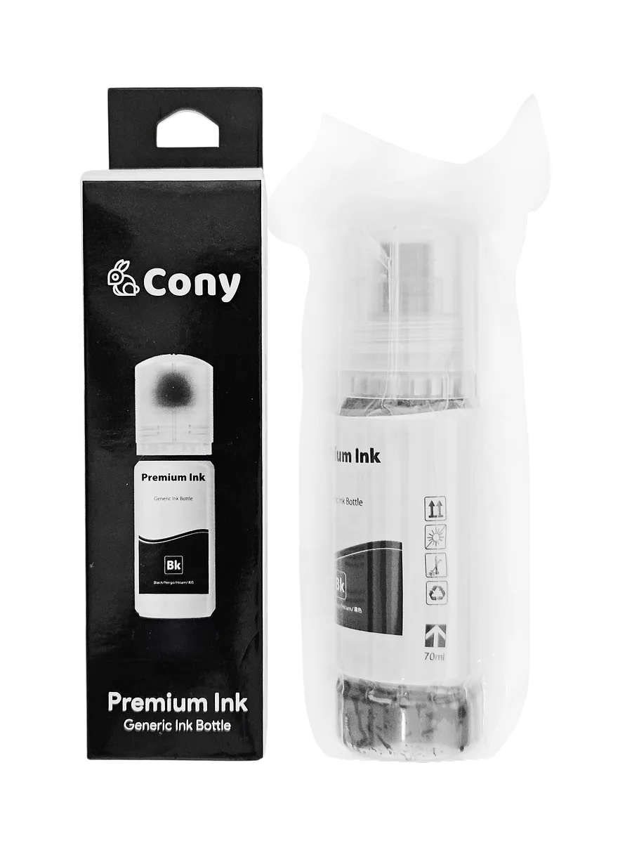 Tinta Cony T534 Negra para Impresoras Epson, 70ml